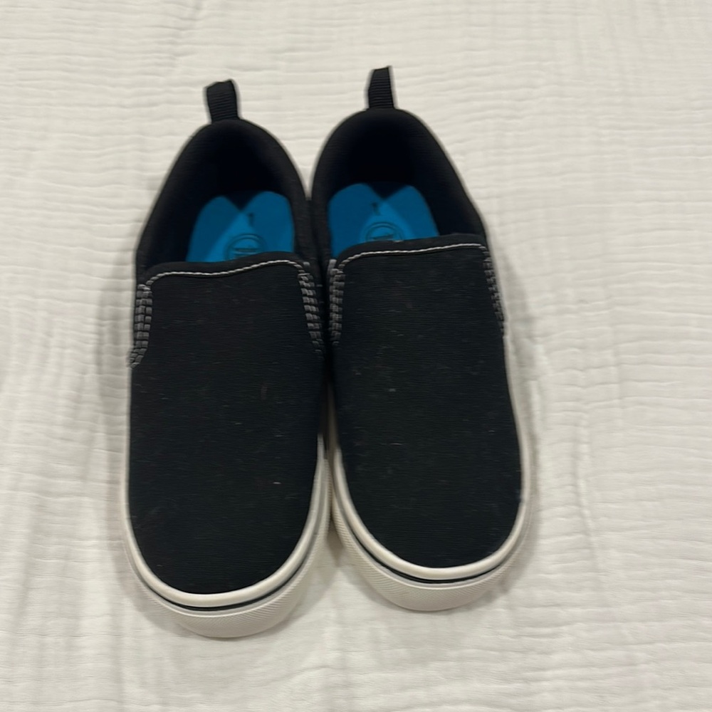 Black Slip-On Sneakers